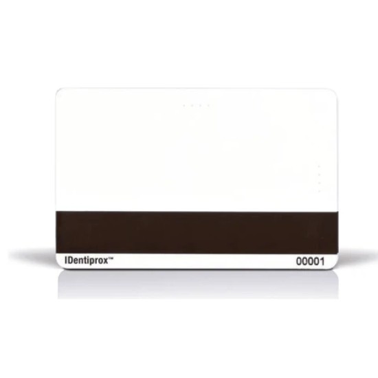 IDentiPROX™PVC PET Proximity Card, Magnetic Stripe, CR80 - Credit Card Size (30 Mil) IDentiPROX™PVC PET Proximity Card, Magnetic Stripe, CR80 - Credit Card Size (30 Mil)